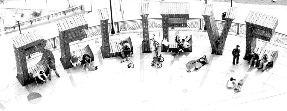 BELIEVE installation with visitors